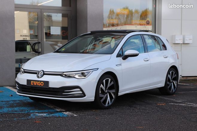 Volkswagen Golf 2.0 tdi 150 cv style dsg bva to ath carp Blanc de 2023