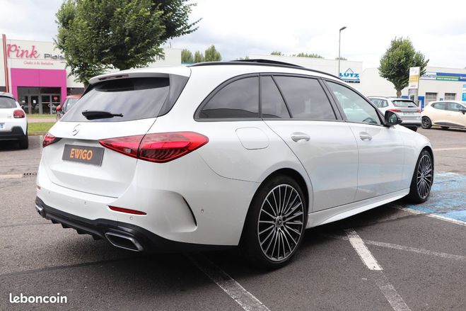 Mercedes Classe C break 220d 200 cv amg line 4matic- toit  Blanc de 2021
