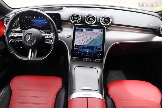 Mercedes Classe C break 220d 200 cv amg line 4matic- toit  Blanc de 2021