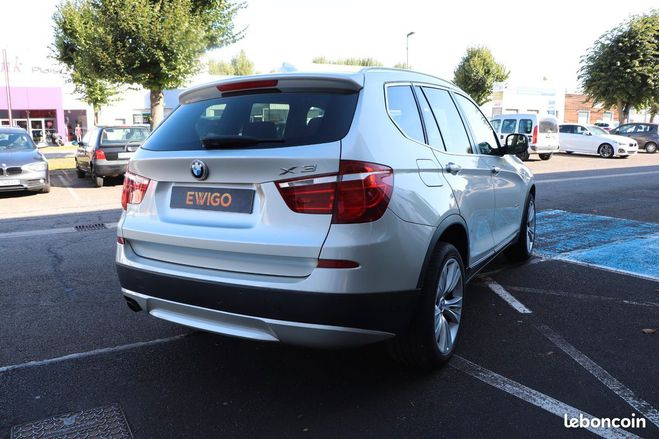 BMW X3 2.0 d 184 luxe xdrive bva Gris de 2011