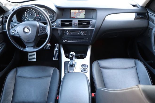 BMW X3 2.0 d 184 luxe xdrive bva Gris de 2011