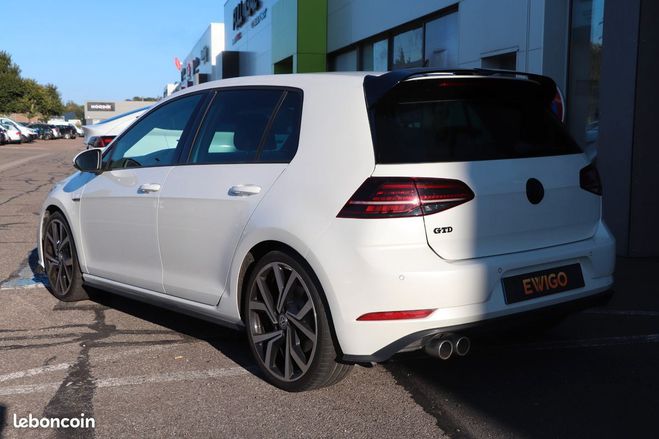Volkswagen Golf 2.0 tdi 184 gtd dsg bva Blanc de 2017