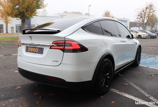 Tesla Model X model-x 100d 525ch 4wd dual motor batter Blanc de 2018