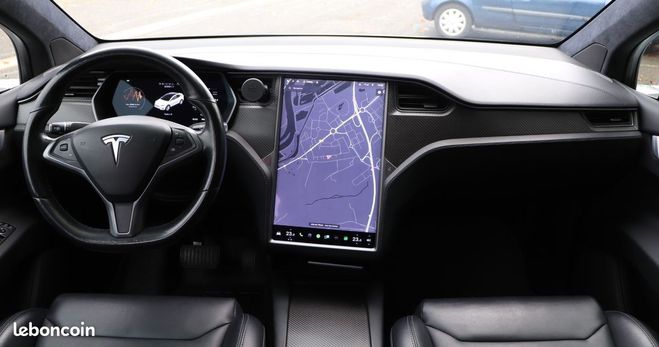 Tesla Model X model-x 100d 525ch 4wd dual motor batter Blanc de 2018