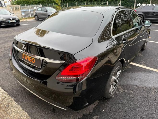 Mercedes Classe C 180D 1.6 120CH AMG LINE 9G-TRONIC BVA Noir de 2019