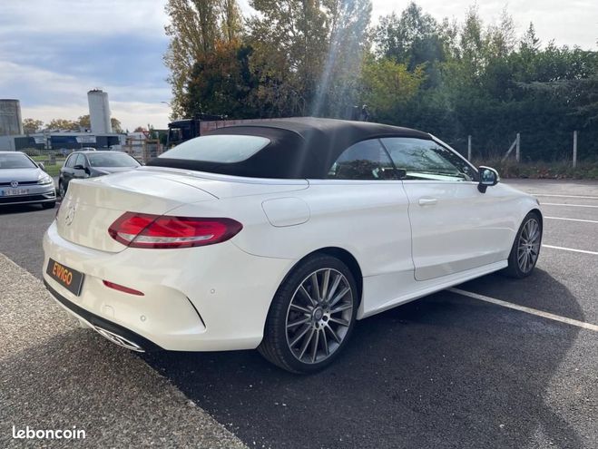 Mercedes Classe C CABRIOLET 220D 2.2 170CH 9G-TRONIC PACK  Blanc de 2016