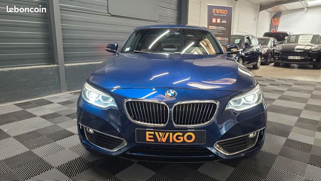 BMW Serie 2 coupe 2.0 220 d 190 lounge xdrive bva su Bleu de 2015