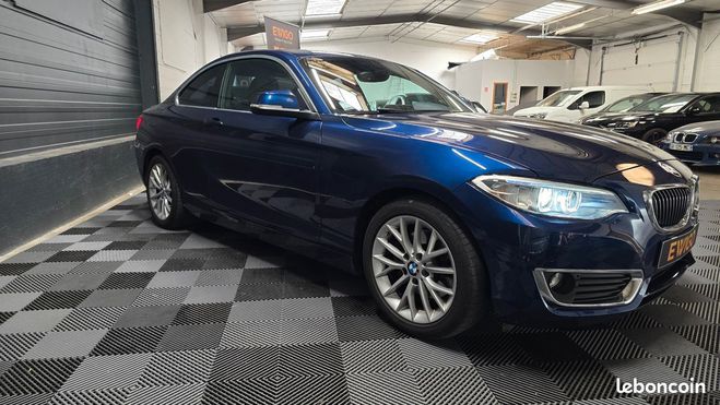 BMW Serie 2 coupe 2.0 220 d 190 lounge xdrive bva su Bleu de 2015