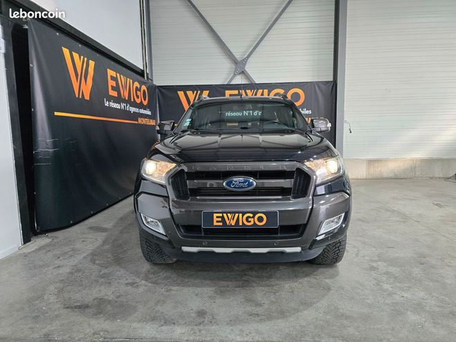 Ford Ranger double cabine 3.2 tdci 200 wildtrak 4x4  Noir de 2018
