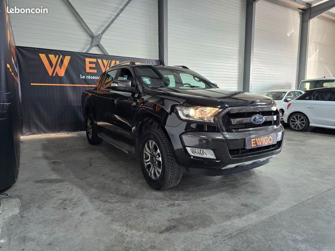 Ford Ranger double cabine 3.2 tdci 200 wildtrak 4x4  Noir de 2018