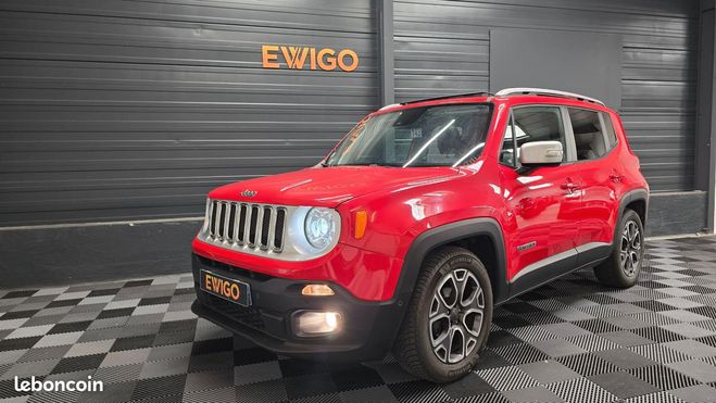 Cliquer pour voir la photo suivante Jeep Renegade 1.6 multijet 120 limited 2wd bva start-s Rouge de 2018