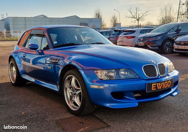 Cliquer pour voir la photo suivante BMW Z3 coupe m 321 ch sieges électique et chauf Bleu de 1999