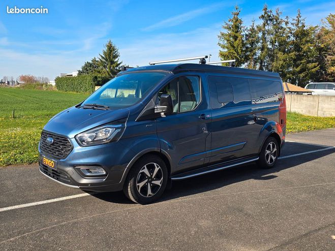 Ford Custom nugget plus 340 l2h1 active 150ch-attela Bleu de 2025