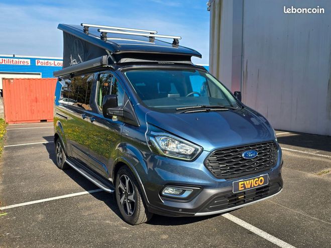 Ford Custom nugget plus 340 l2h1 active 150ch-attela Bleu de 2025