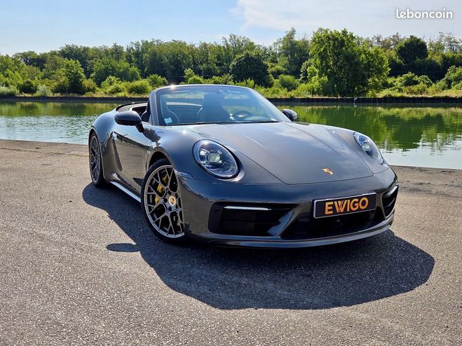 Porsche 911 (992) cabriolet 3.0 450ch carrera 4s pdk Gris de 2019