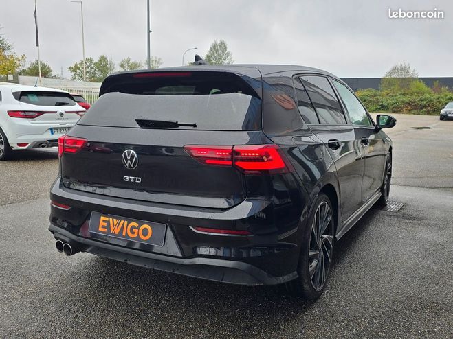 Volkswagen Golf gtd 2.0 tdi 200ch h.k-acc-iq light-attel Noir de 2022