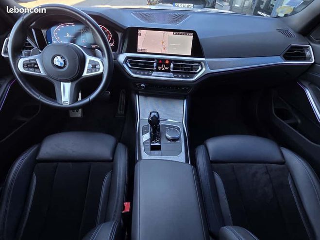 BMW Serie 3 g2 320d 190 ch m sport phare laser confi Blanc de 2021