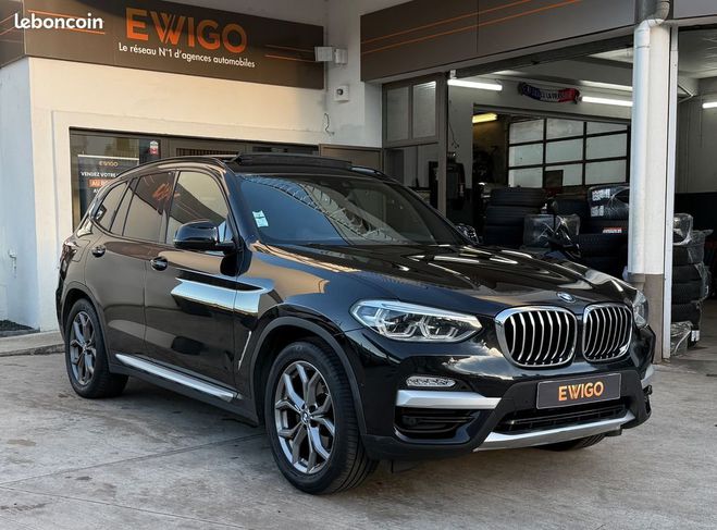 Cliquer pour voir la photo suivante BMW X3 (g01) xdrive 20d 190 bva8 xline toit o Noir de 2018