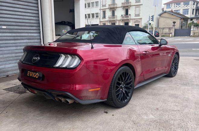 Ford Mustang gt v8 5.0 450 cabriolet bva 10 camera au Bordeaux de 2018