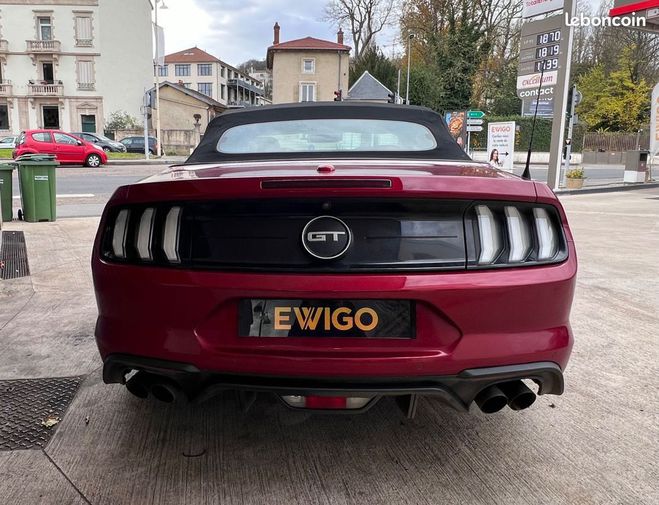 Ford Mustang gt v8 5.0 450 cabriolet bva 10 camera au Bordeaux de 2018