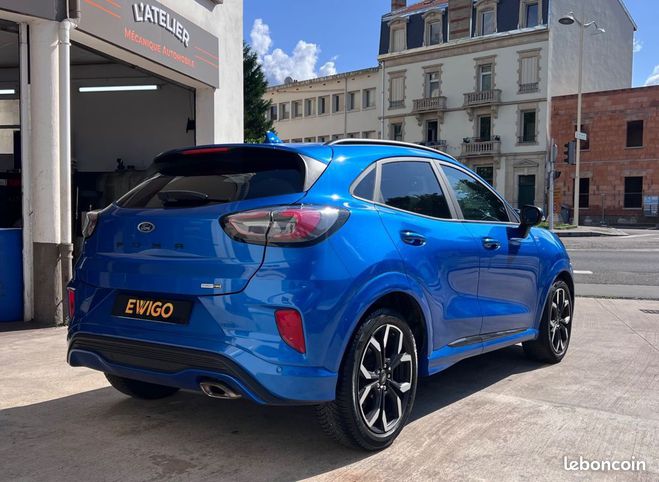 Ford Puma ii 1.0 ecoboost 125 mhev s&s st-line x   Bleu de 2021