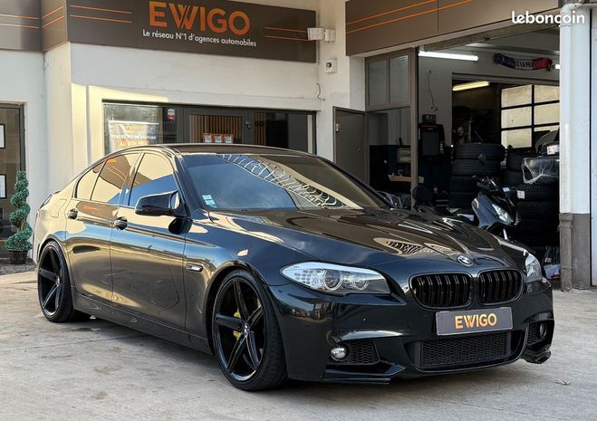 Cliquer pour voir la photo suivante BMW Serie 5 (f10) 4.4 550ia v8 408 sieges chauffan Noir de 2010