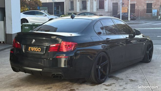 BMW Serie 5 (f10) 4.4 550ia v8 408   sieges chauffan Noir de 2010