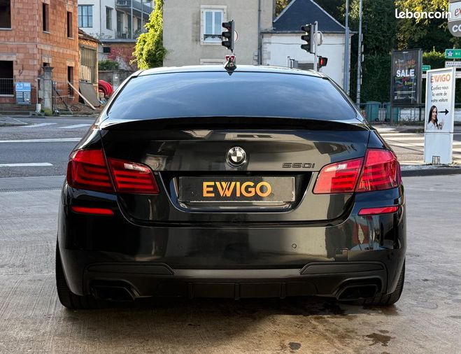 BMW Serie 5 (f10) 4.4 550ia v8 408   sieges chauffan Noir de 2010