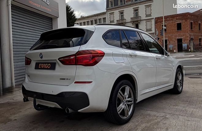 BMW X1 18 d 150 m-sport sdrive bva   attelage h Blanc de 2018