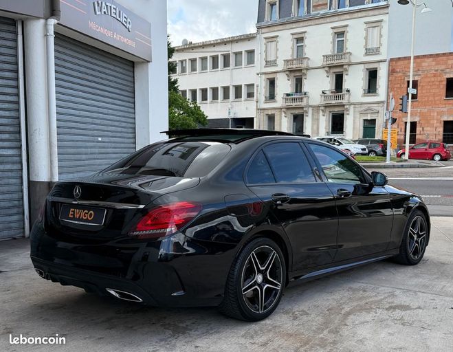Mercedes Classe C iv (2) 200 d amg line 9g-tronic   toit o Noir de 2019
