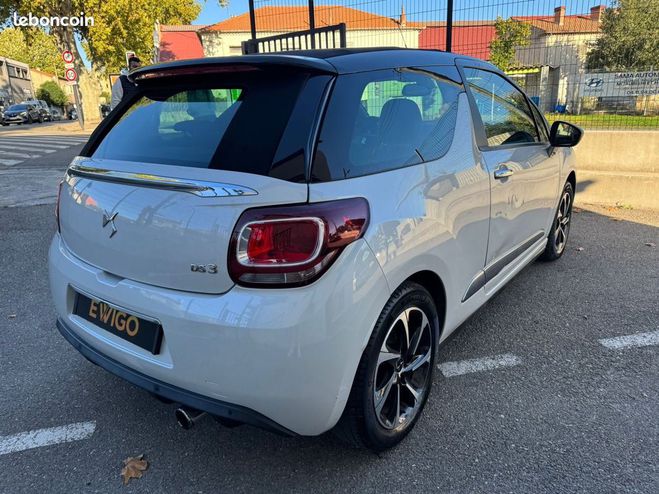 Citroen DS 3 automobiles cabrio ds3 cabriolet 1.2 p Blanc de 2016