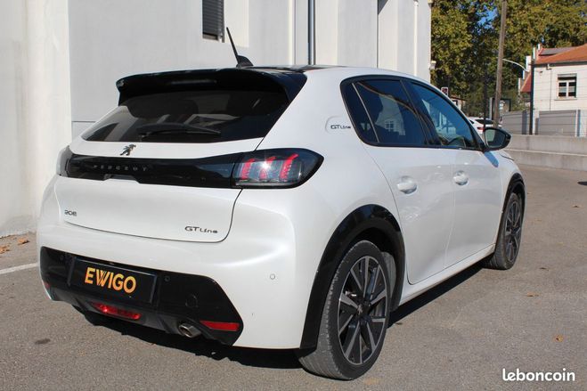Peugeot 208 1.2 puretech 100 gt-line eat8 bva Blanc de 2019