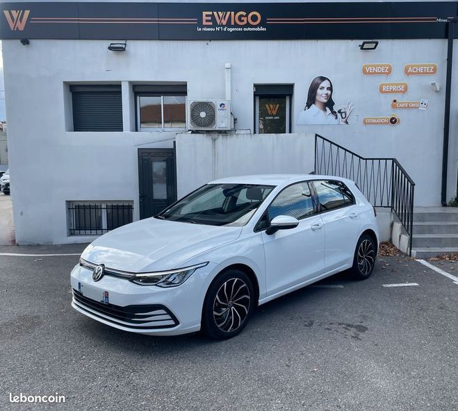 Cliquer pour voir la photo suivante Volkswagen Golf 2.0 tdi 150 bluemotion life dsg bva Blanc de 2021