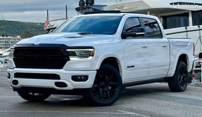 Cliquer pour voir la photo suivante Dodge Ram 1500 CREW 5.7 V8 395CH LARAMIE BVA8 FULL Blanc de 2018