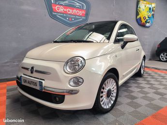  Voir détails -Fiat 500 1.2 Lounge 69cv 56.000kms Toit Vitr pan à Courrires (62)