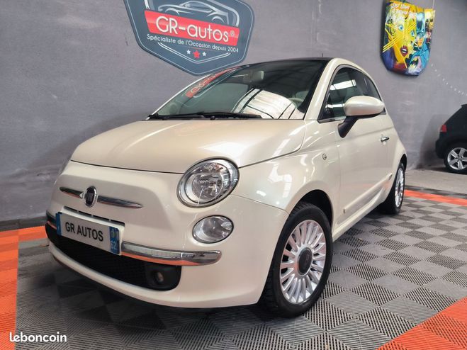 Cliquer pour voir la photo suivante Fiat 500 1.2 Lounge 69cv 56.000kms Toit Vitré pan Blanc de 2013