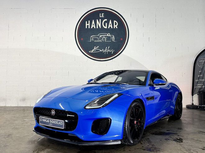 Jaguar F-Type Coup� V6 3.0 380ch BVA8 R-Dynamic Ultra Blue M�tallis�e de 2019