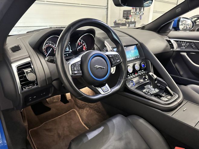 Jaguar F-Type Coup� V6 3.0 380ch BVA8 R-Dynamic Ultra Blue M�tallis�e de 2019