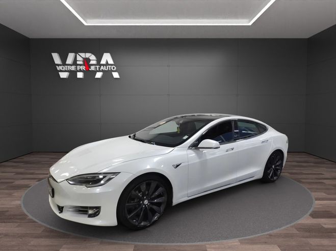 Cliquer pour voir la photo suivante Tesla Model S 75D Dual Motor - Régulateur adaptatif - Blanc de 2018