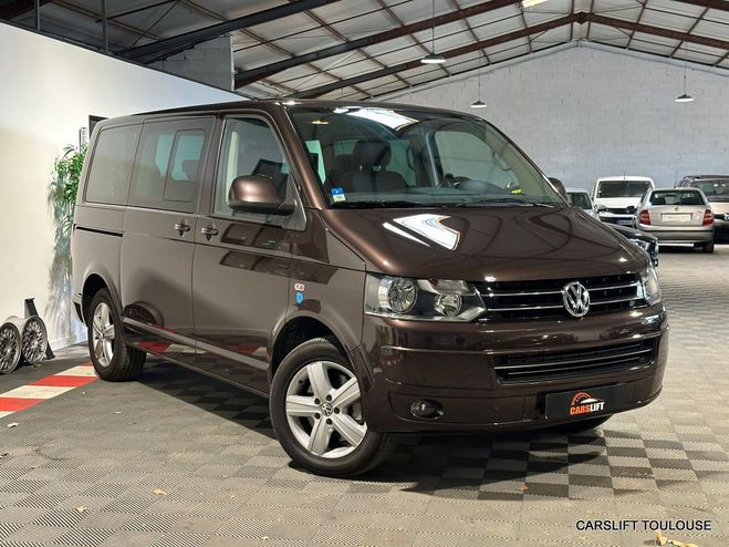 Volkswagen Multivan T5 2.0 TDI 180CH 4MOTION -HISTORIQUE COM Brun Mtallis de 2012