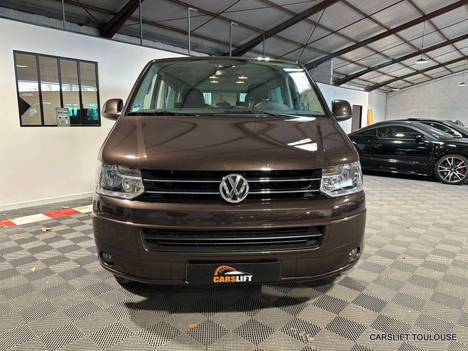 Volkswagen Multivan T5 2.0 TDI 180CH 4MOTION -HISTORIQUE COM Brun Mtallis de 2012