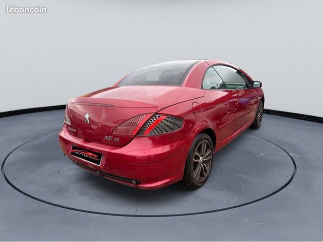 Peugeot 307 CC 2.0 hdi 136 ch cabriolet phase 2 dans Rouge de 2006