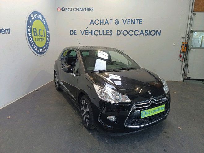 Citroen DS3 1.6 E-HDI90 SO CHIC 4CV Noir de 2013