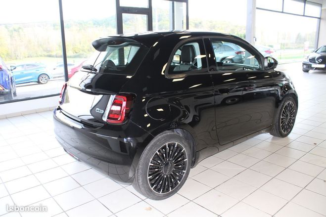 Fiat 500 e 118ch Icone 42 kwh 1er Main Noir de 2022