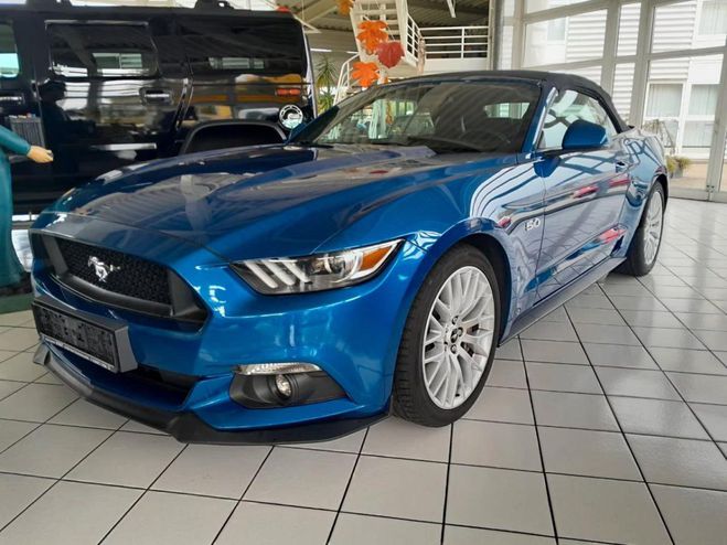 Ford Mustang Convertible 5.0 V8 Ti-VCT - 421 - BVA 20 Bleu de 2017