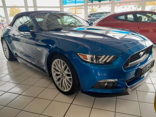 Ford Mustang Convertible 5.0 V8 Ti-VCT - 421 - BVA 20 Bleu de 2017