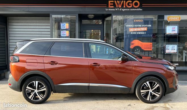Peugeot 5008 1.2 puretech 130ch gt eat8 1re main ent Marron de 2022