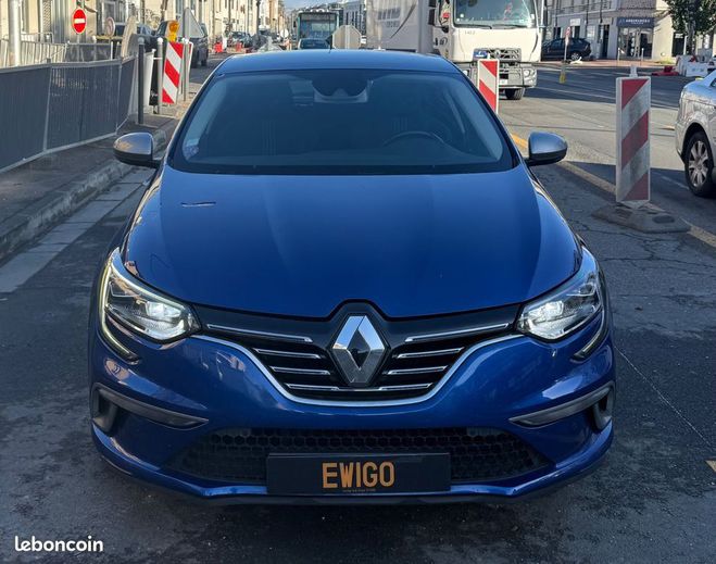 Renault Megane 1.3 tce 140 gt line bva 1 ere main full  Bleu de 2018