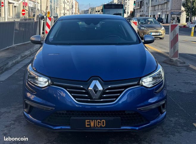 Renault Megane 1.3 tce 140 gt line bva 1 ere main full  Bleu de 2018