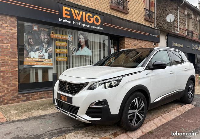 Peugeot 3008 gt line 1.6 thp 165 eat toit ouvrant Blanc de 2018